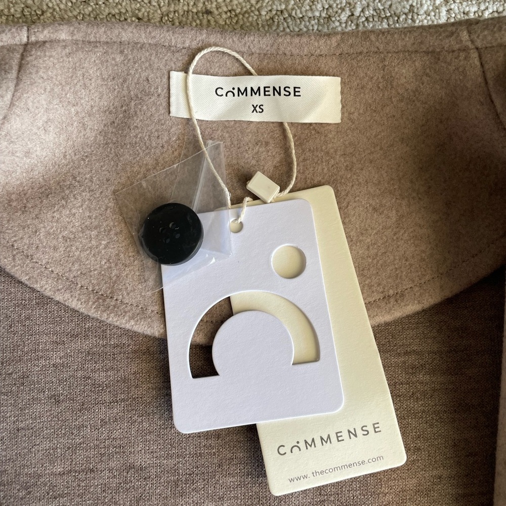 NWT Commense Oversized Button-Down Jacket - Brown/XS - Picture 5 of 5